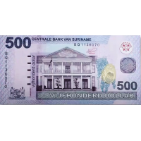 (298) ** PNew (PN169) Suriname - 500 Dollar Year 2024